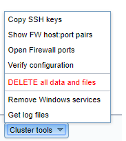 Cluster tools