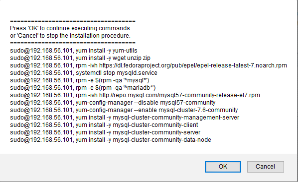 Install cluster