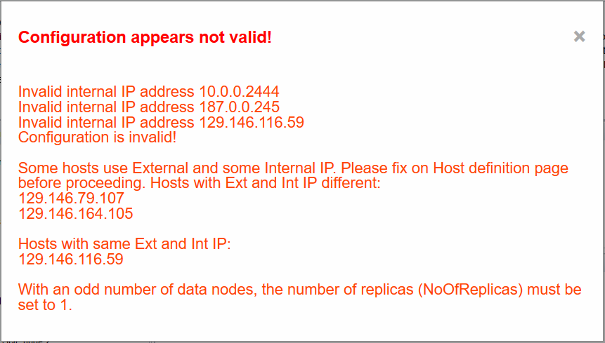 Verify trouble